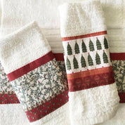 Toalla de Visitas Navidad - Ramitas