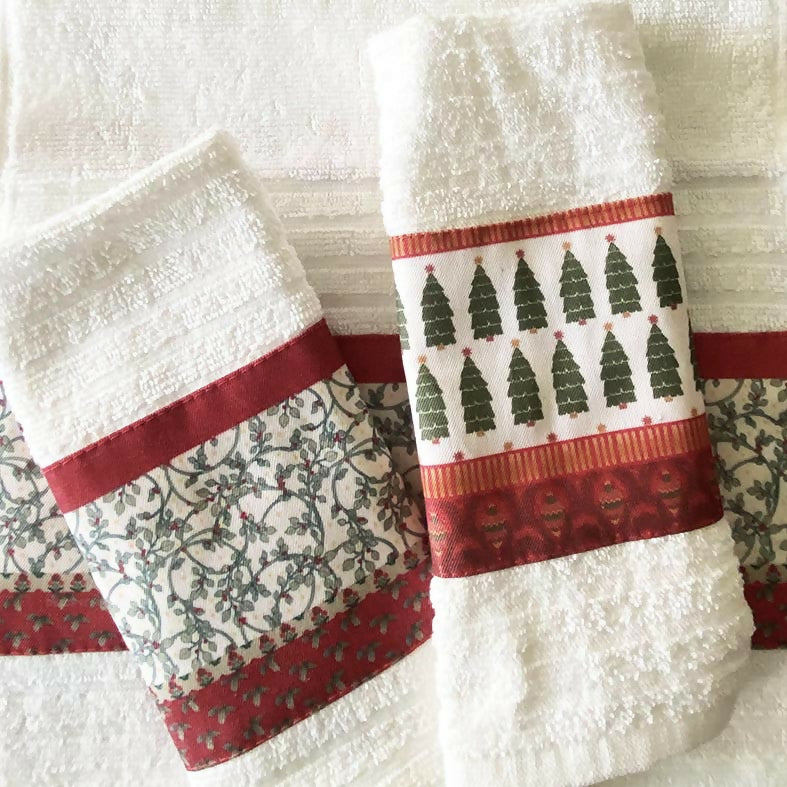 Toalla de Visitas Navidad - Ramitas