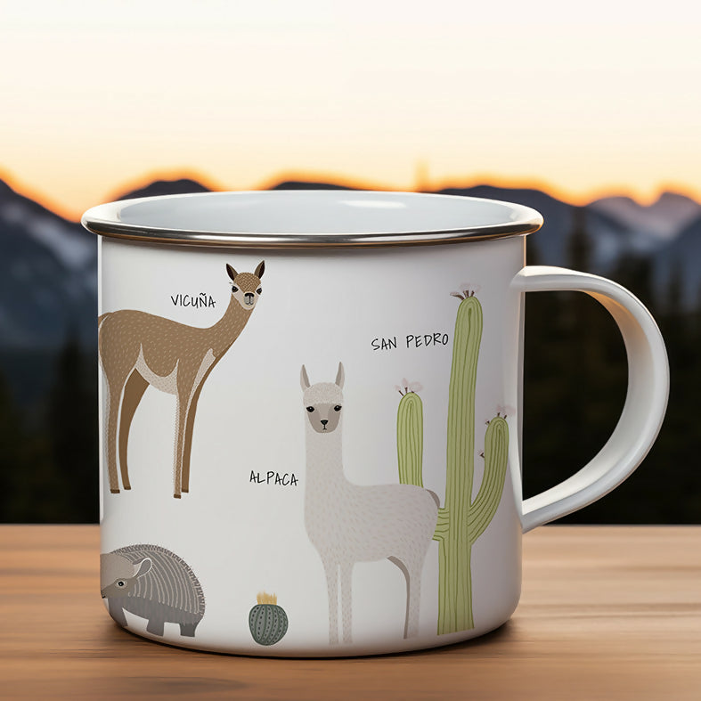 Tazón enlozado Fauna Andina