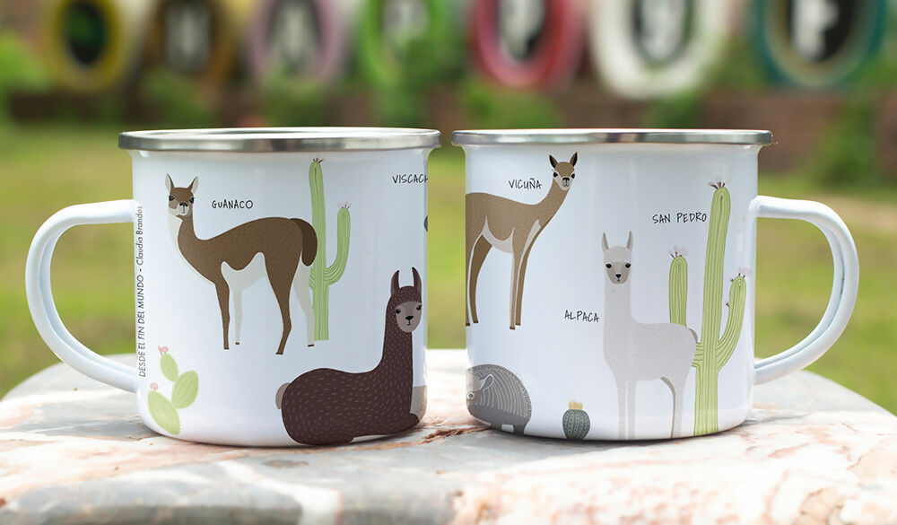 Tazón enlozado Fauna Andina