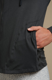 Full Zip Hoodie Black