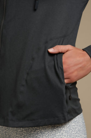 Full Zip Hoodie Black