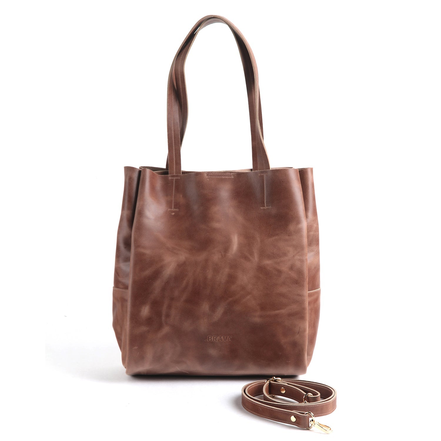 Cartera de cuero modelo SIMONE taupe