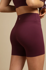 Biker Eco Short Mauve Wine