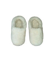 Pantuflas De Oveja Blancas Tallas Adulto Caña Baja