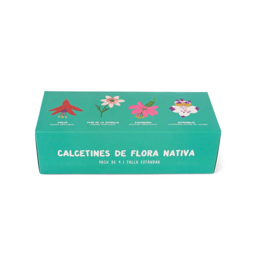 Pack 4 Calcetines Flora Nativa