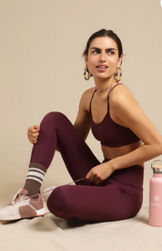 Legging 7/8 Mauve Wine