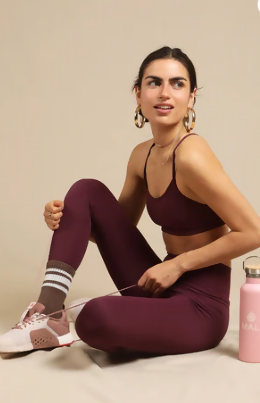 Legging 7/8 Mauve Wine