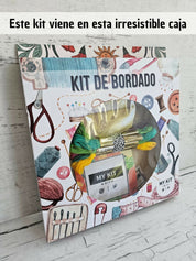 Kit de bordado corazones Fátima