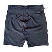 short híbrido 19" black stone wash