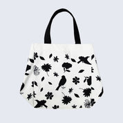 Bolso playa Aves y Flores