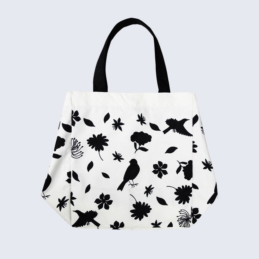 Bolso playa Aves y Flores