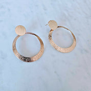 Aros O Bañados en Oro Blanco mate