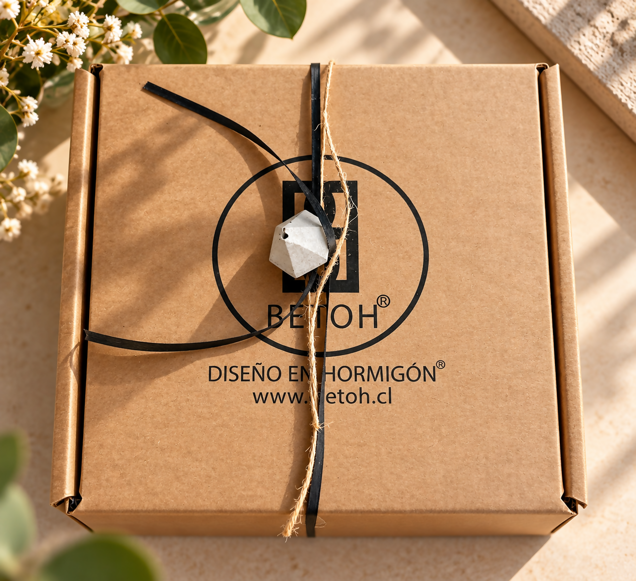 Juego Gato de Hormigón Natural | Tres en Raya – BETOH®