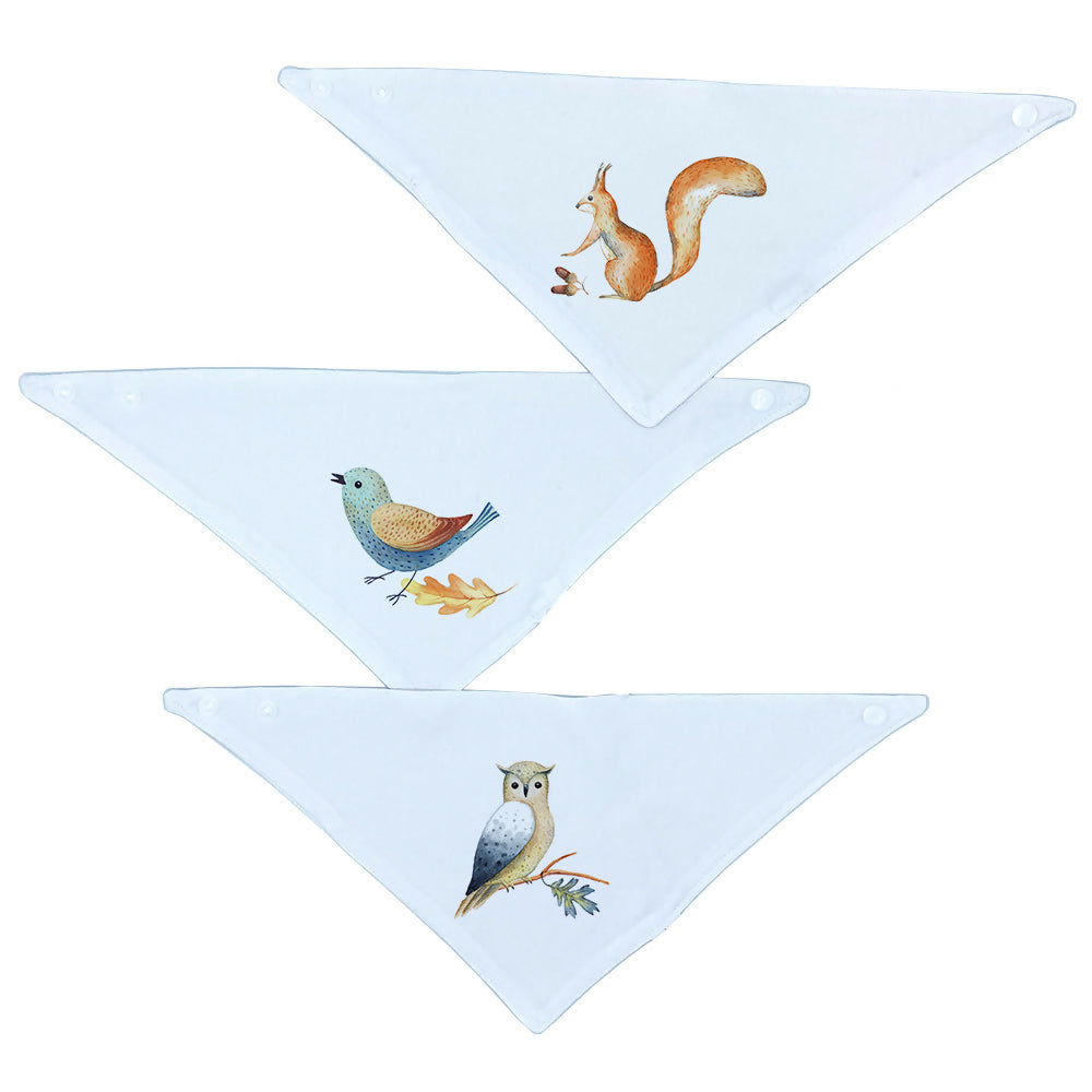 Set 3 Baberos – Bandanas Forest