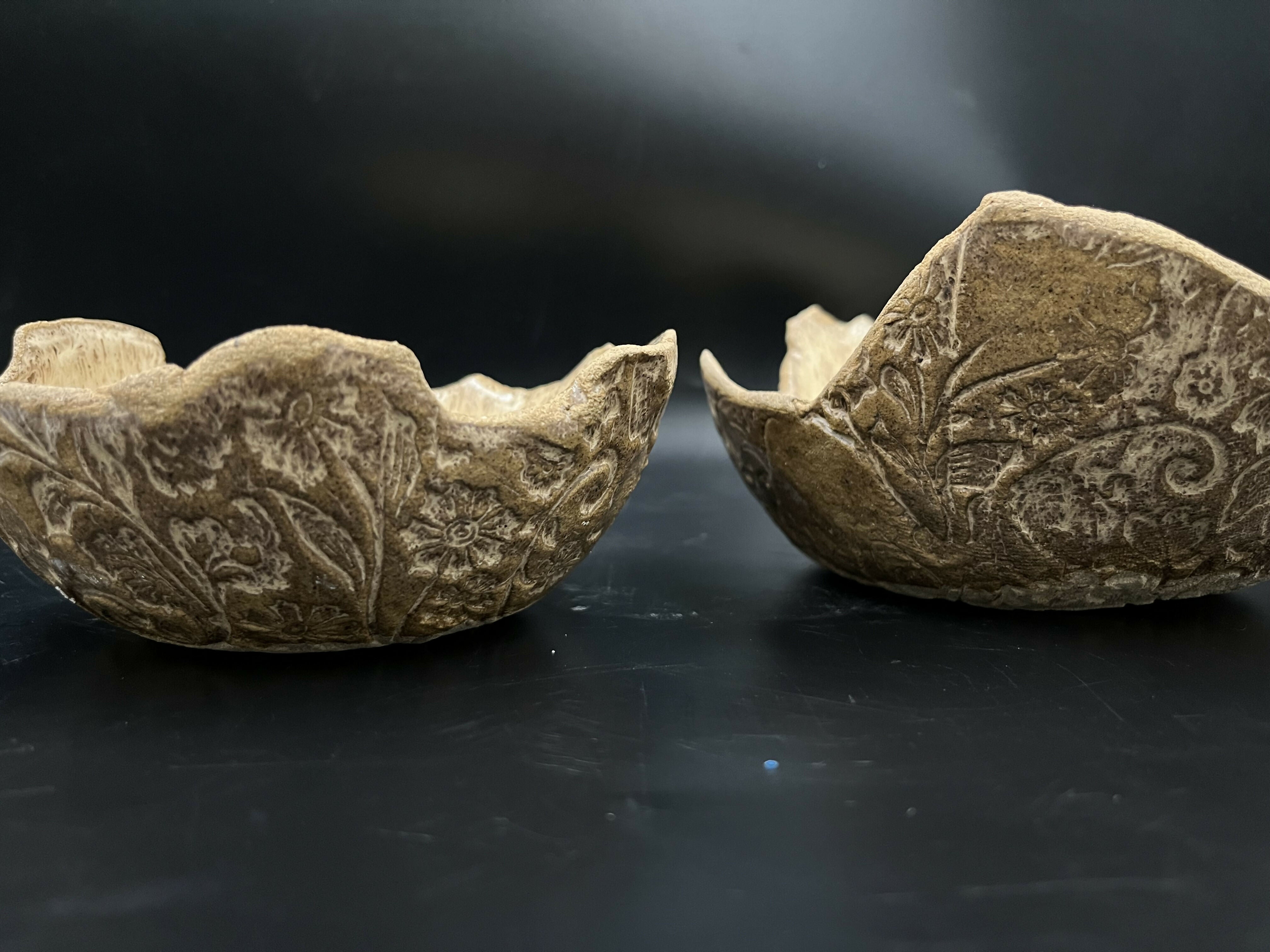 2 pocillos de cerámica gres