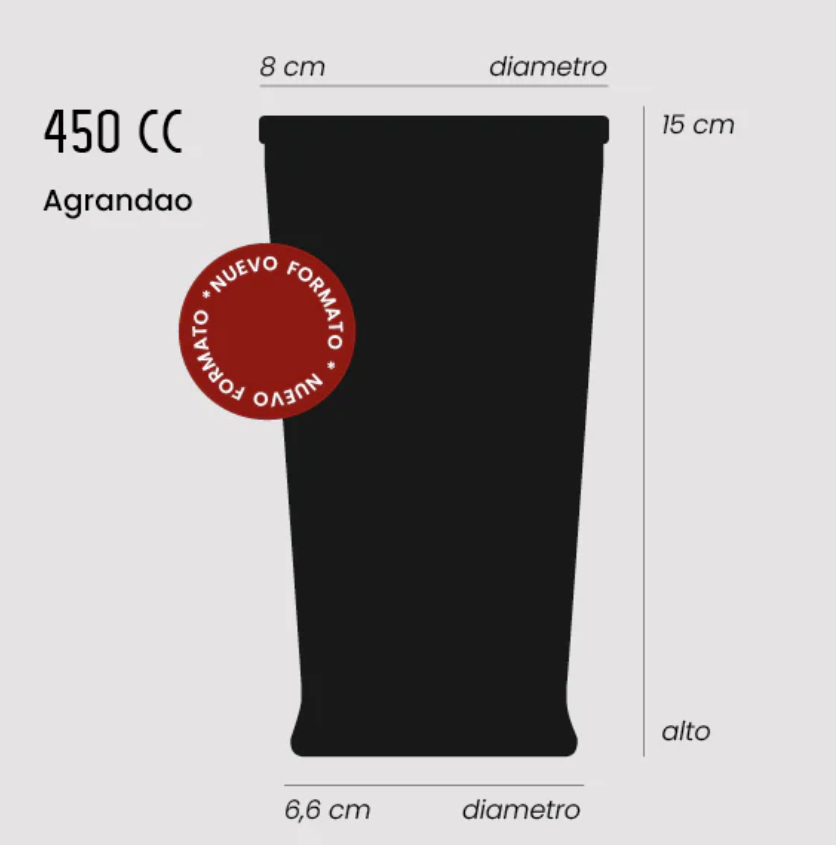 Vasos Gallo Agranda’o 450 ml – Set de 6