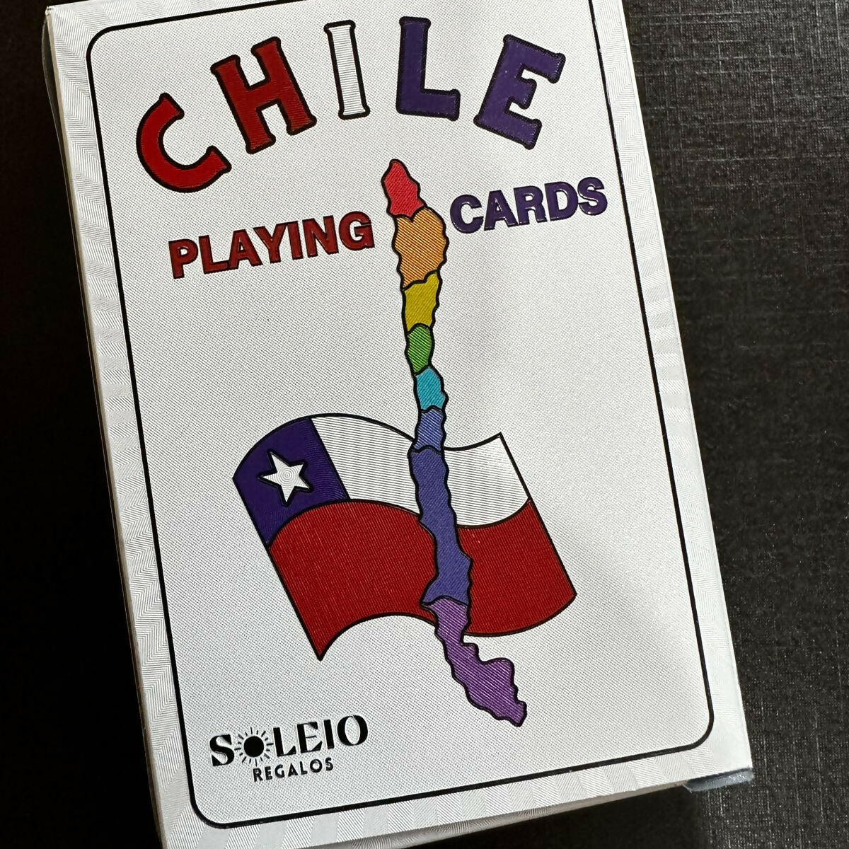 Mazo de Naipes Chile plastificados PET reciclado - Creado en Chile