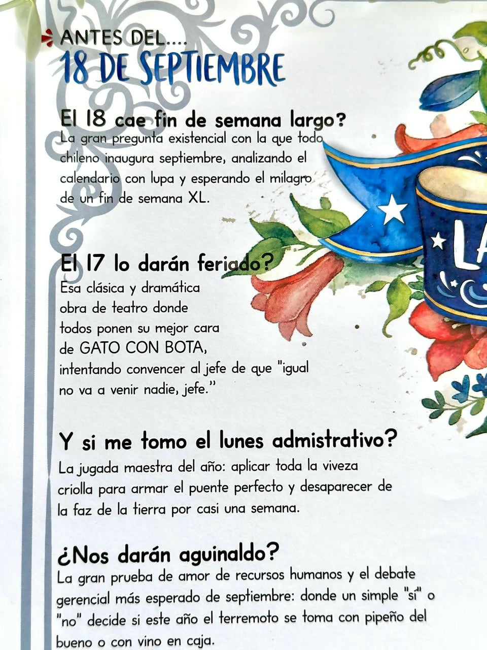 Individual La Mente del Chileno en Septiembre