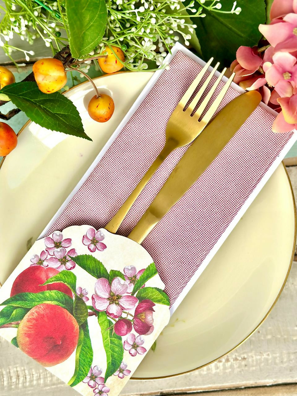 Porta Cubierto Durazno