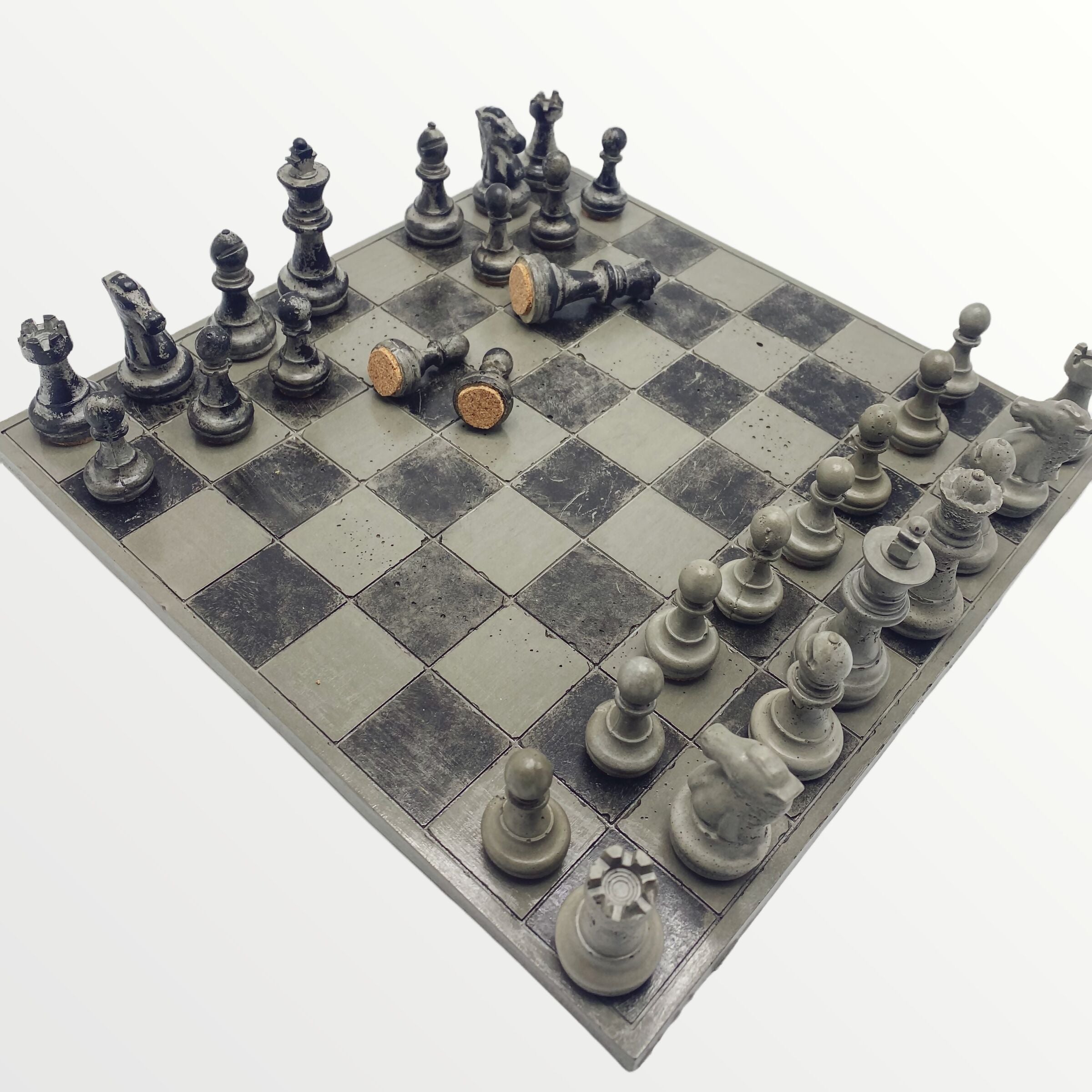 AJEDREZ HORMIGÓN NEGRO BETOH