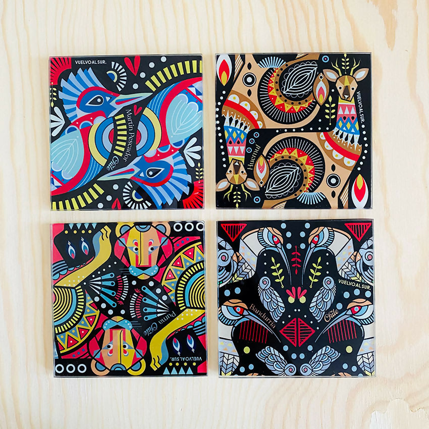 Posavasos-FaunaGeomNoche