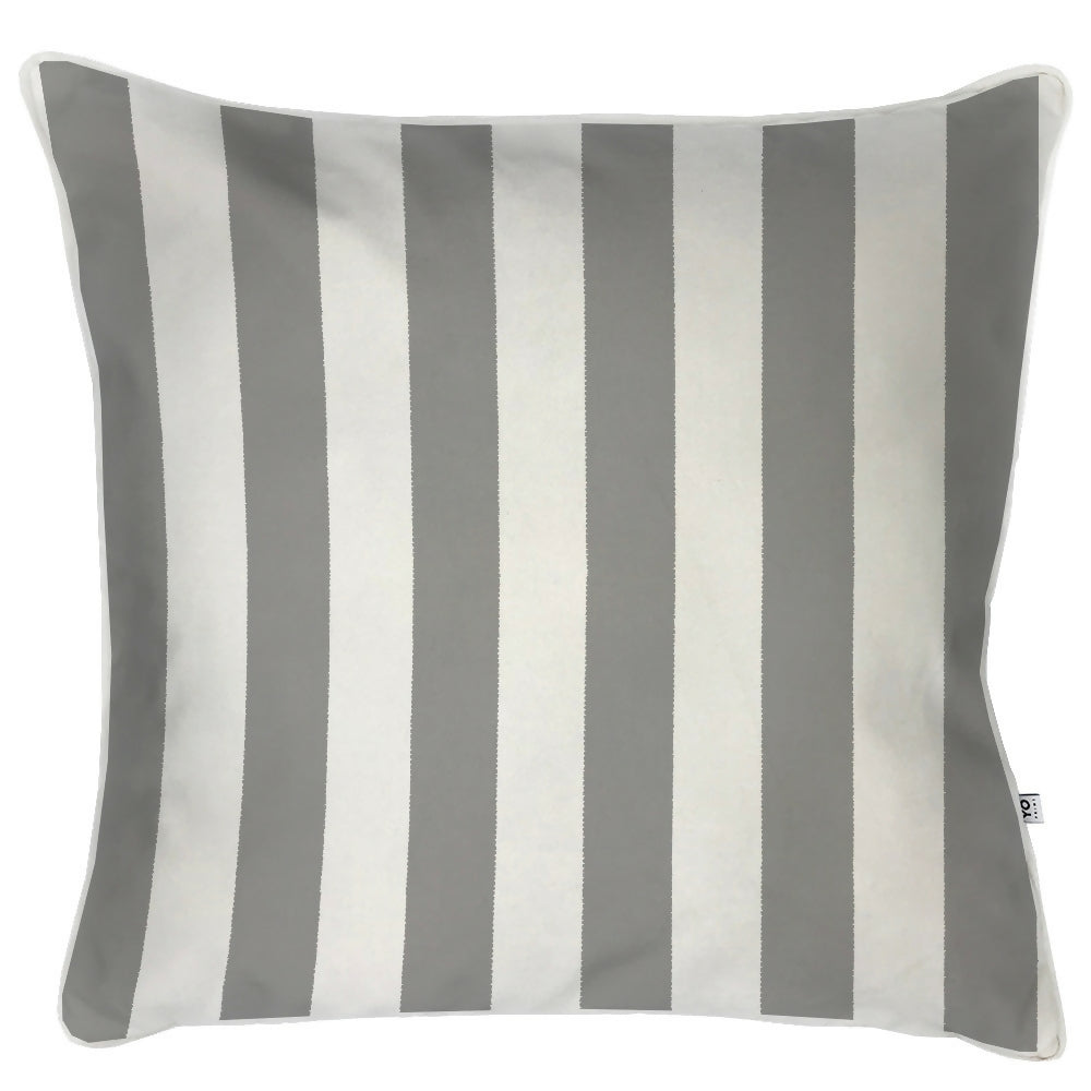 Cojín Rayas Gris - 60 x 60