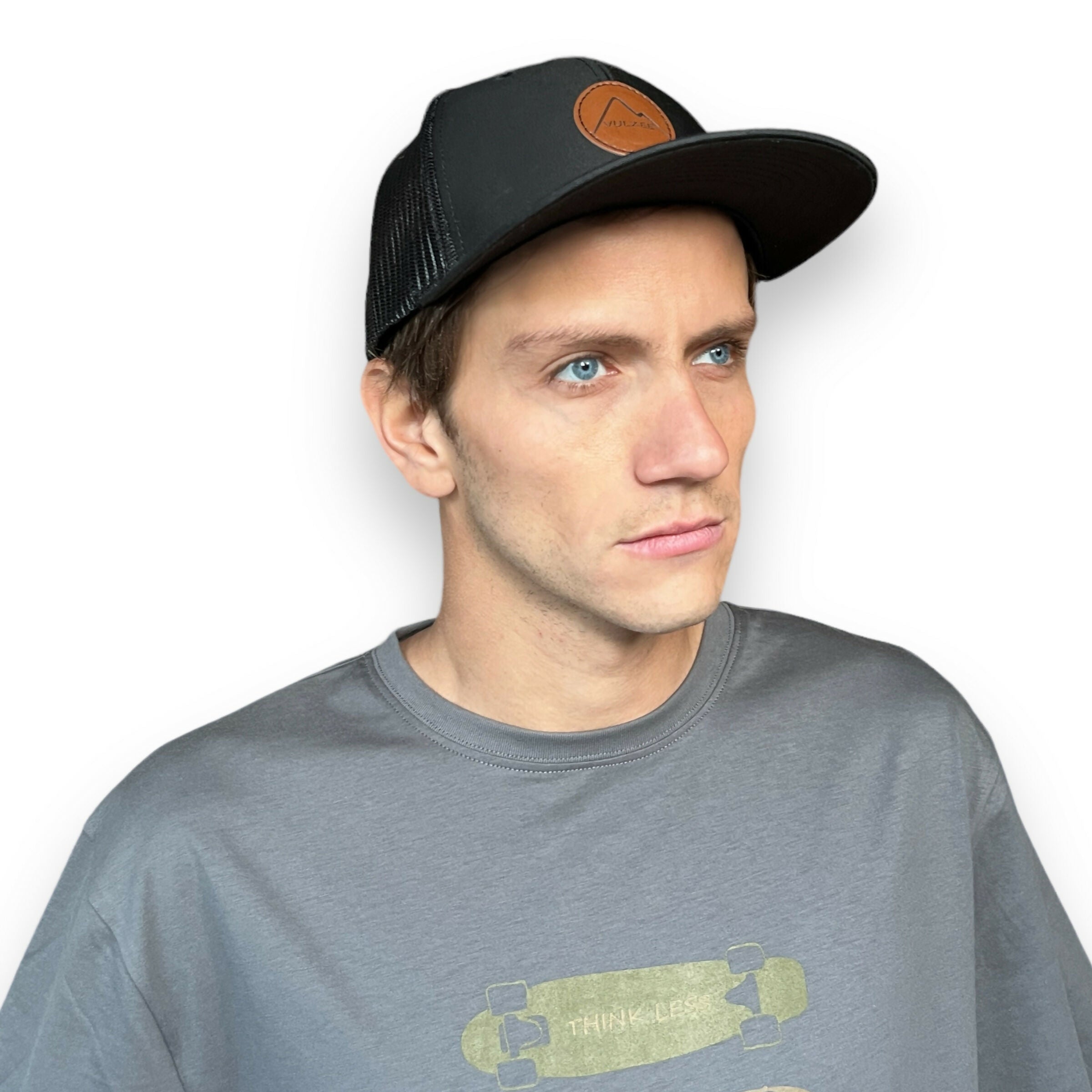 jockey trucker cuero negro