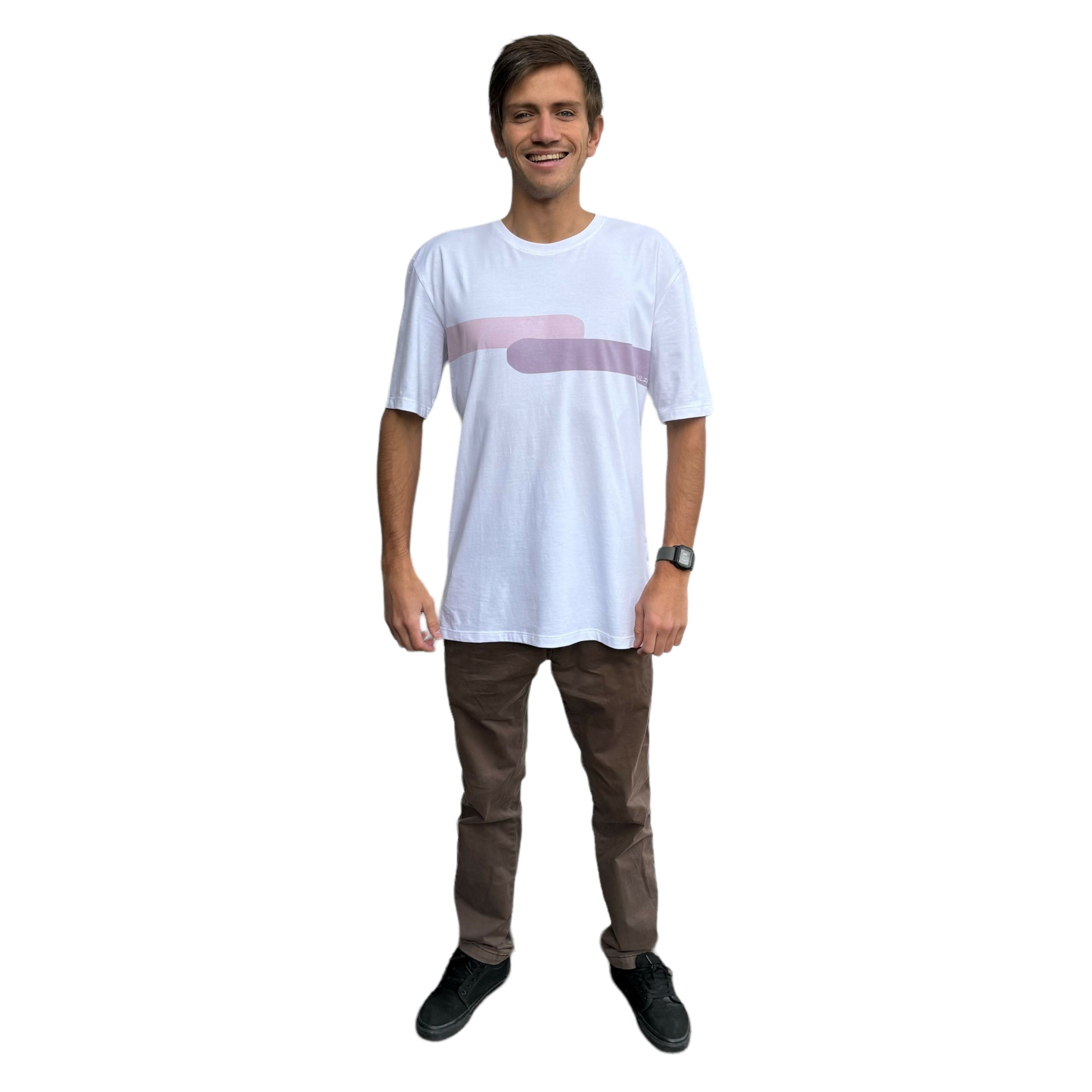 polera manga corta hombre white vulzeeboards