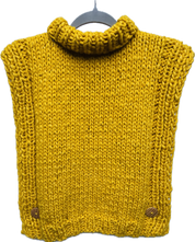 Ponchito talla L color Amarillo