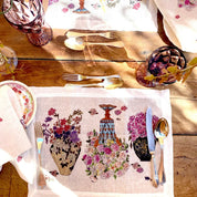 Set de Individuales Peonías - Velo Organza