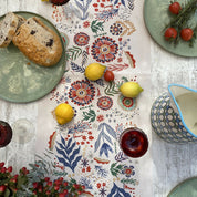 Camino de Mesa Impermeable Color Folk