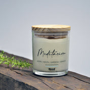 VELA DE CERA DE SOJA DE AROMATERAPIA MEDITACIÒN