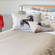 Cojín Black Dachshund - 60 x 40