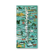 Puzzle Mapa de Chile Parques Nacionales 1000 Piezas