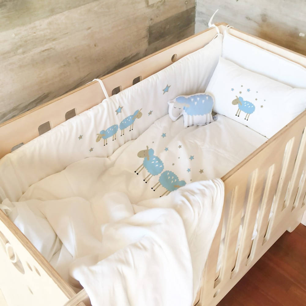 Cubreplumón Ovejita Celeste