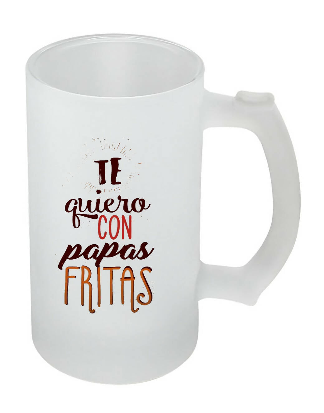 Shopero empavonado "Te quiero con papas fritas