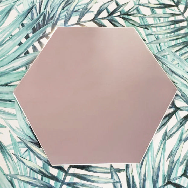 (A PEDIDO) Espejo Hexagonal Belga 50 cms.