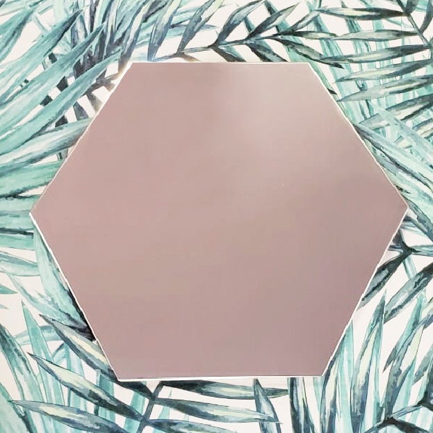 (A PEDIDO) Espejo Hexagonal Belga 40 cms.