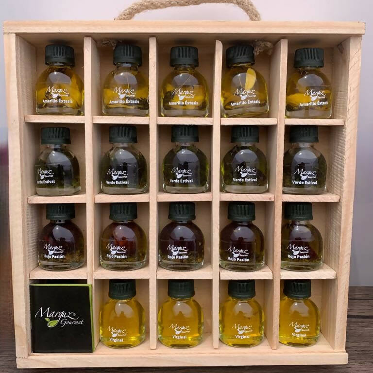 Caja MINI ACEITES - Creado en Chile