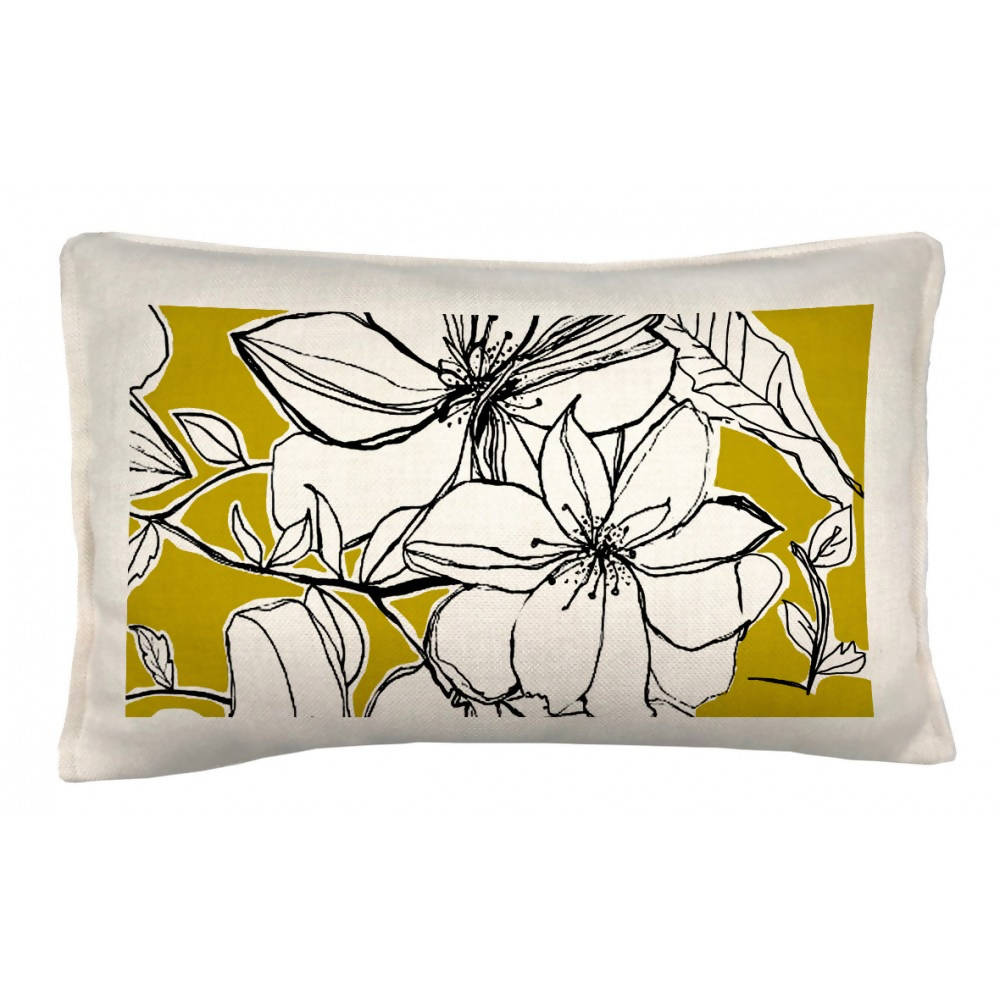 Cojín Flores Limón 2 - 50 x 30