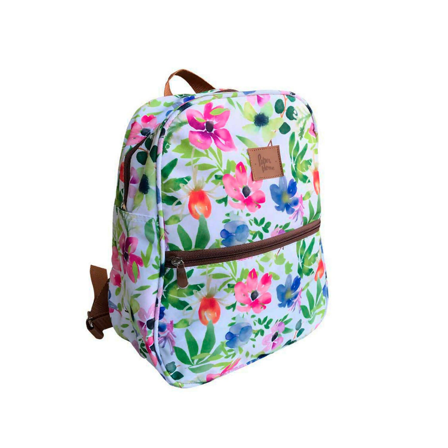 Mochila infantil kids sustentable flores