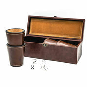 Juego de cachos cuero hecho a mano