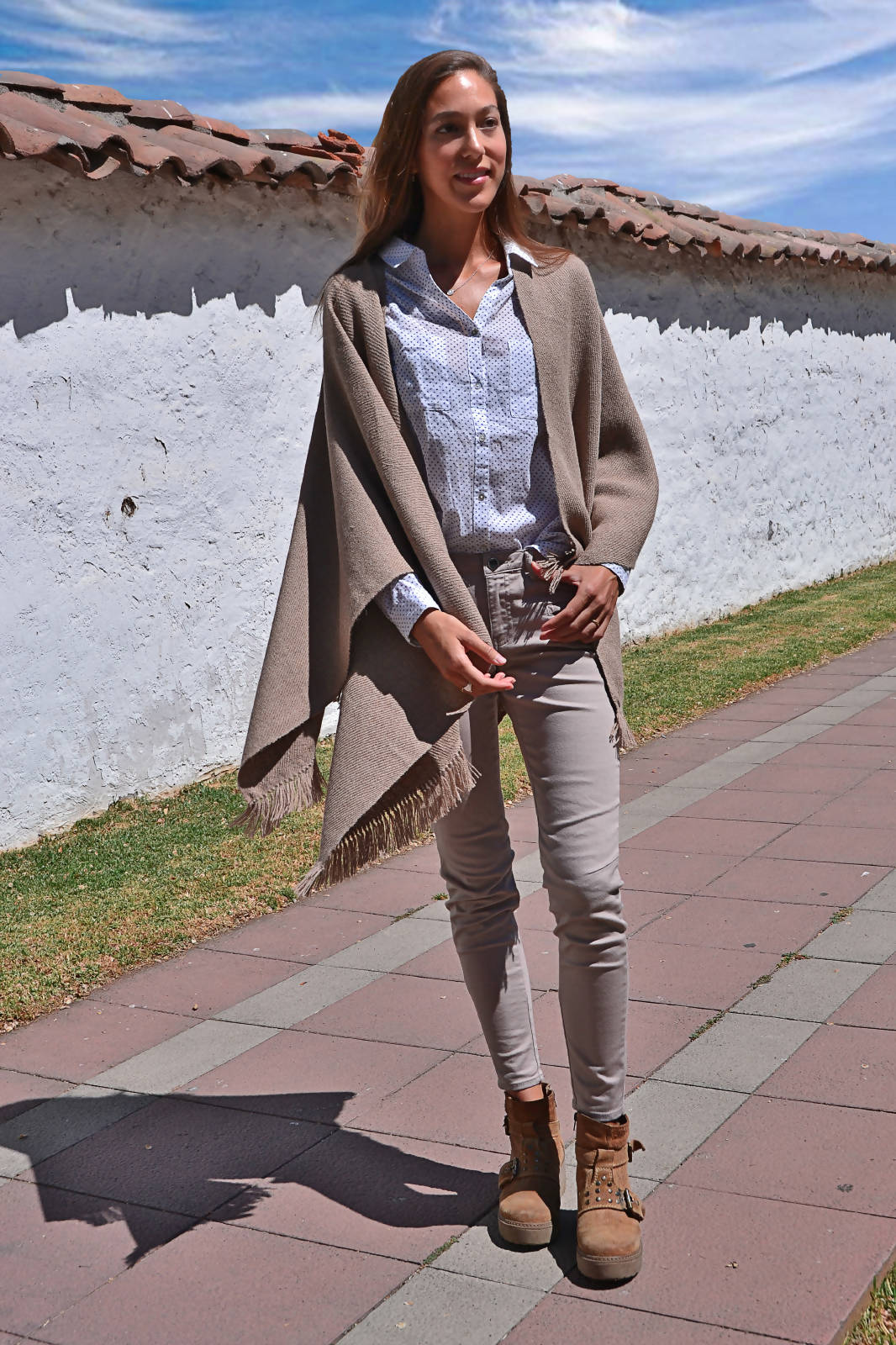 RUANA BABY ALPACA VISON