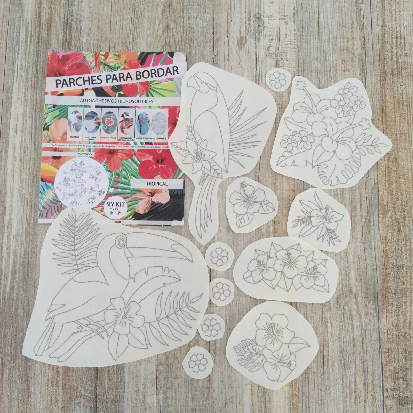 KIT PARCHES PARA BORDAR