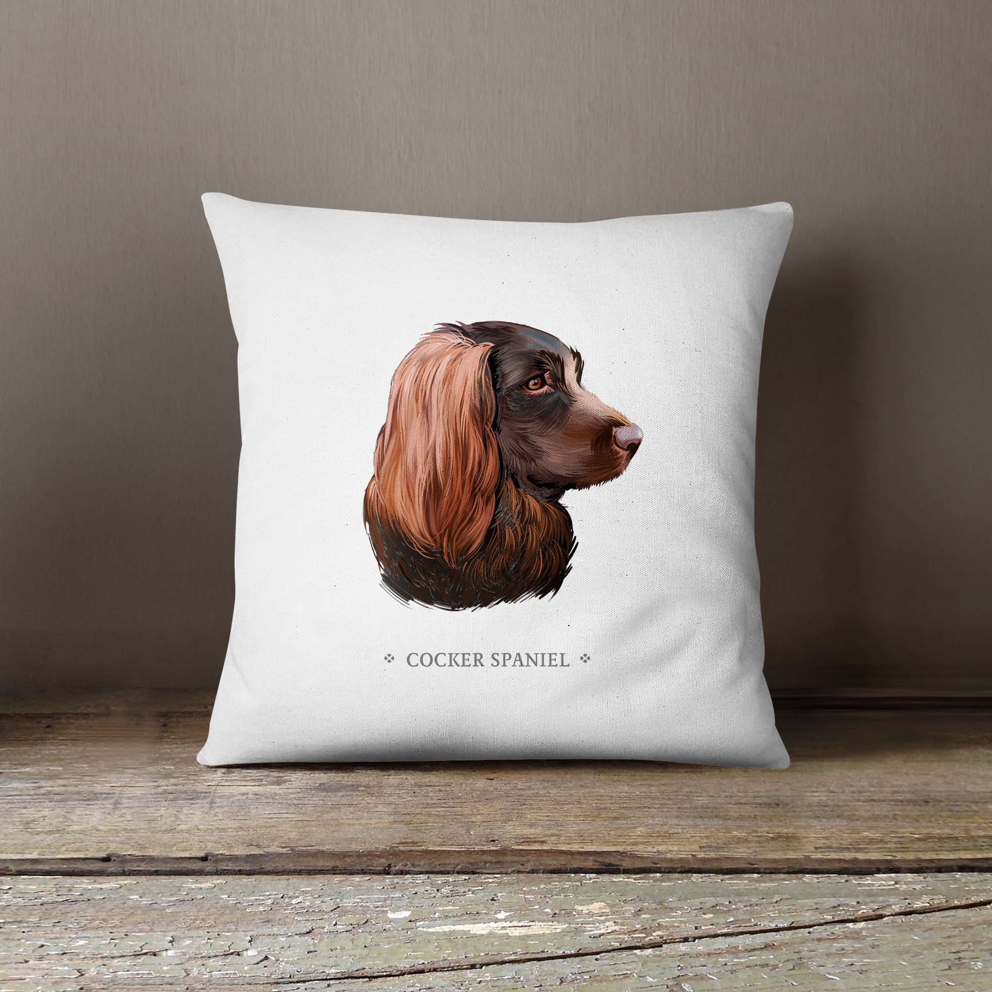 Funda Cojín Cocker Spaniel