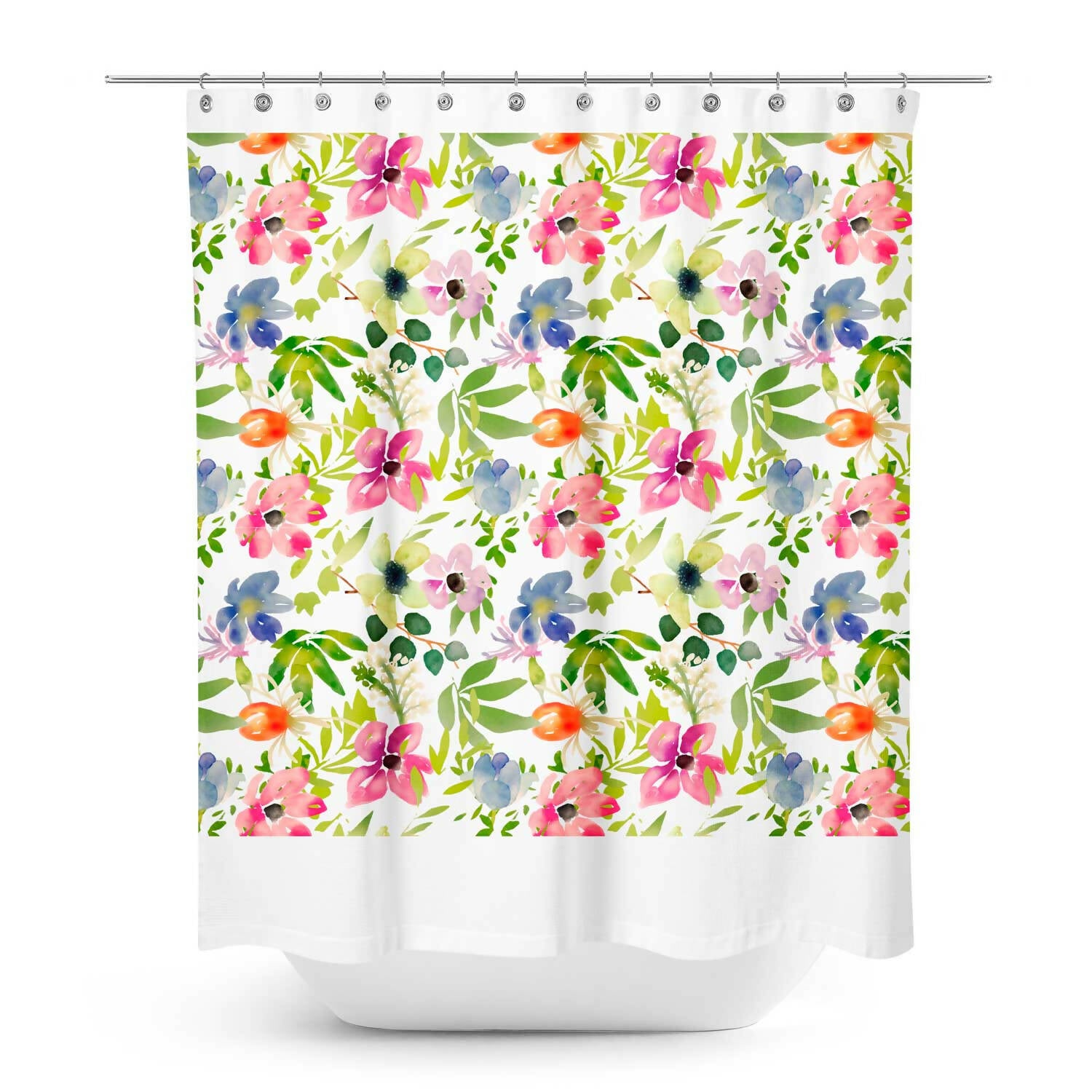 Cortina de baño flores Paper Home