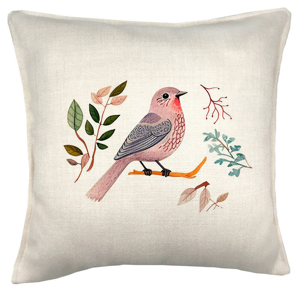 Cojín Zorzal Rosa - 45 x 45