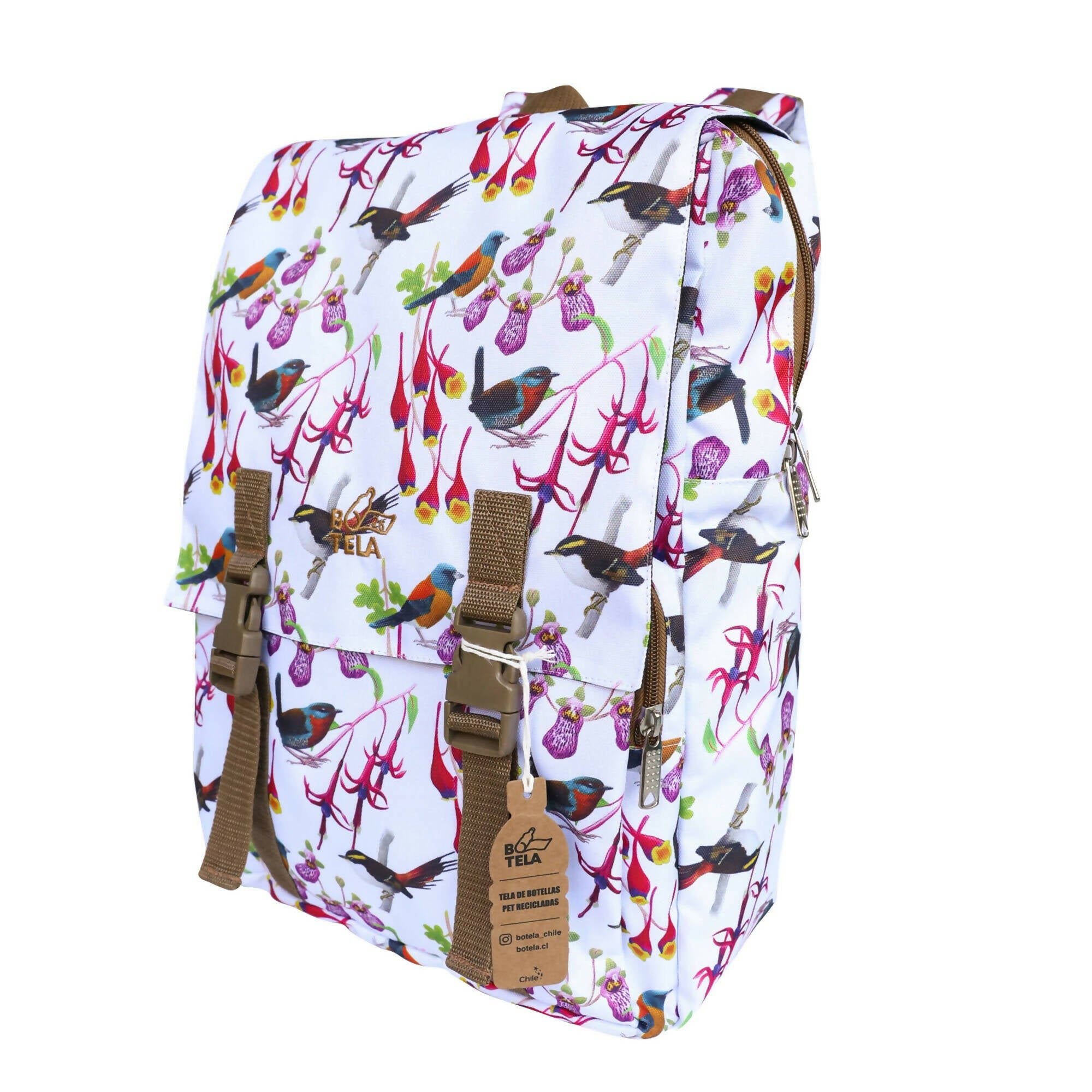 Mochila Notebook 15" Sustentable. Diseño Sur de Chile.