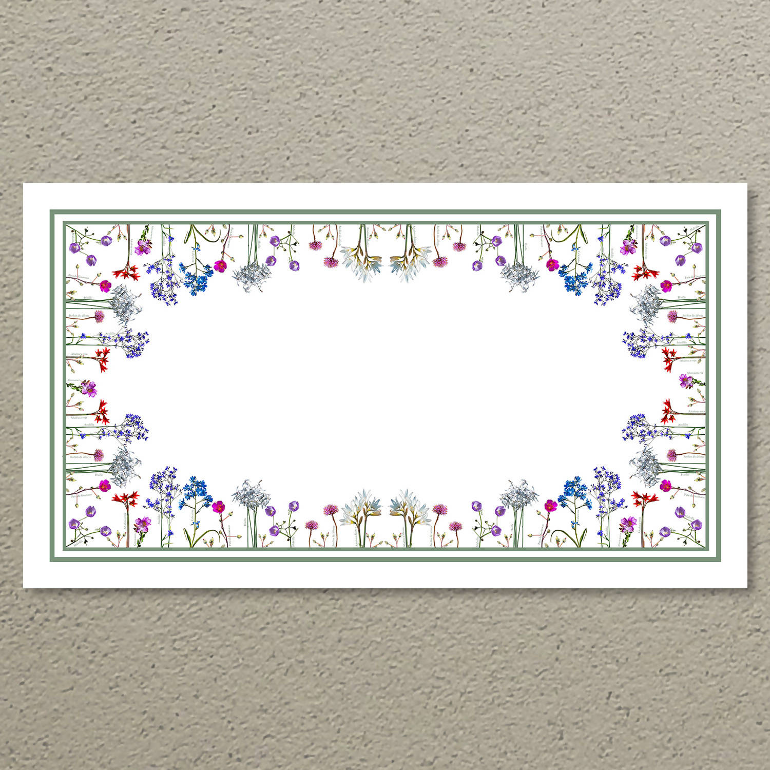 Mantel antimanchas Flores desierto de Atacama